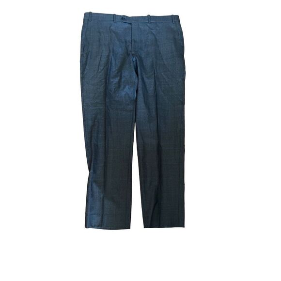 Peter Millar Flynn windowpane  two button wool suit sz 44R - Picture 7 of 14